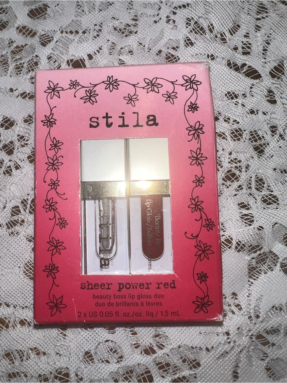 Stila mini lip gloss duo